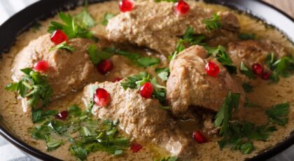 Georgian Garlic and Walnut Chicken
