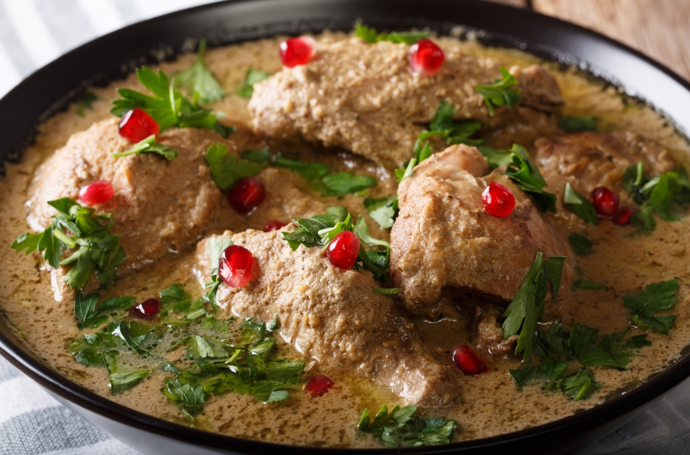 Georgian Garlic and Walnut Chicken