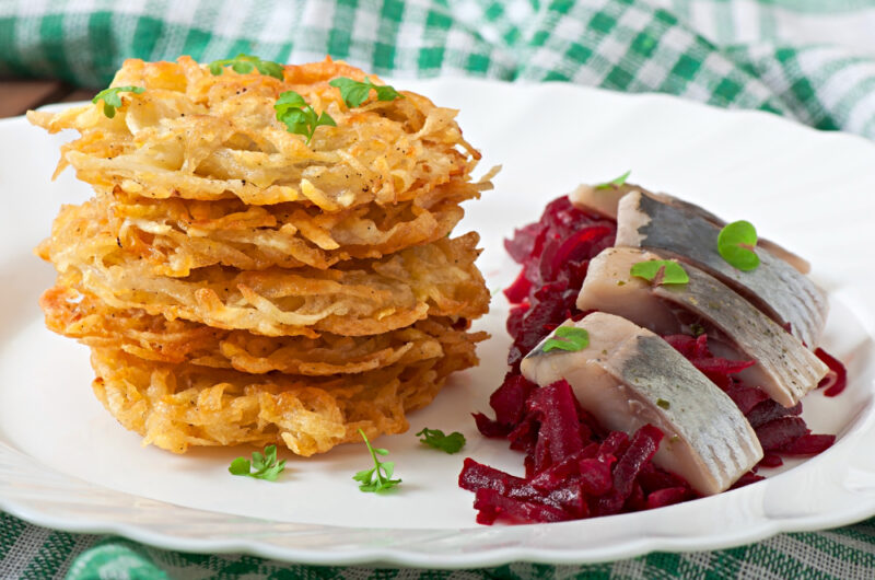 Butternut Squash Potato Latkes