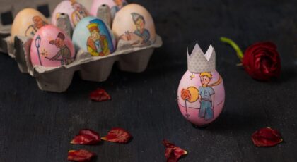 DIY little prince easter eggs