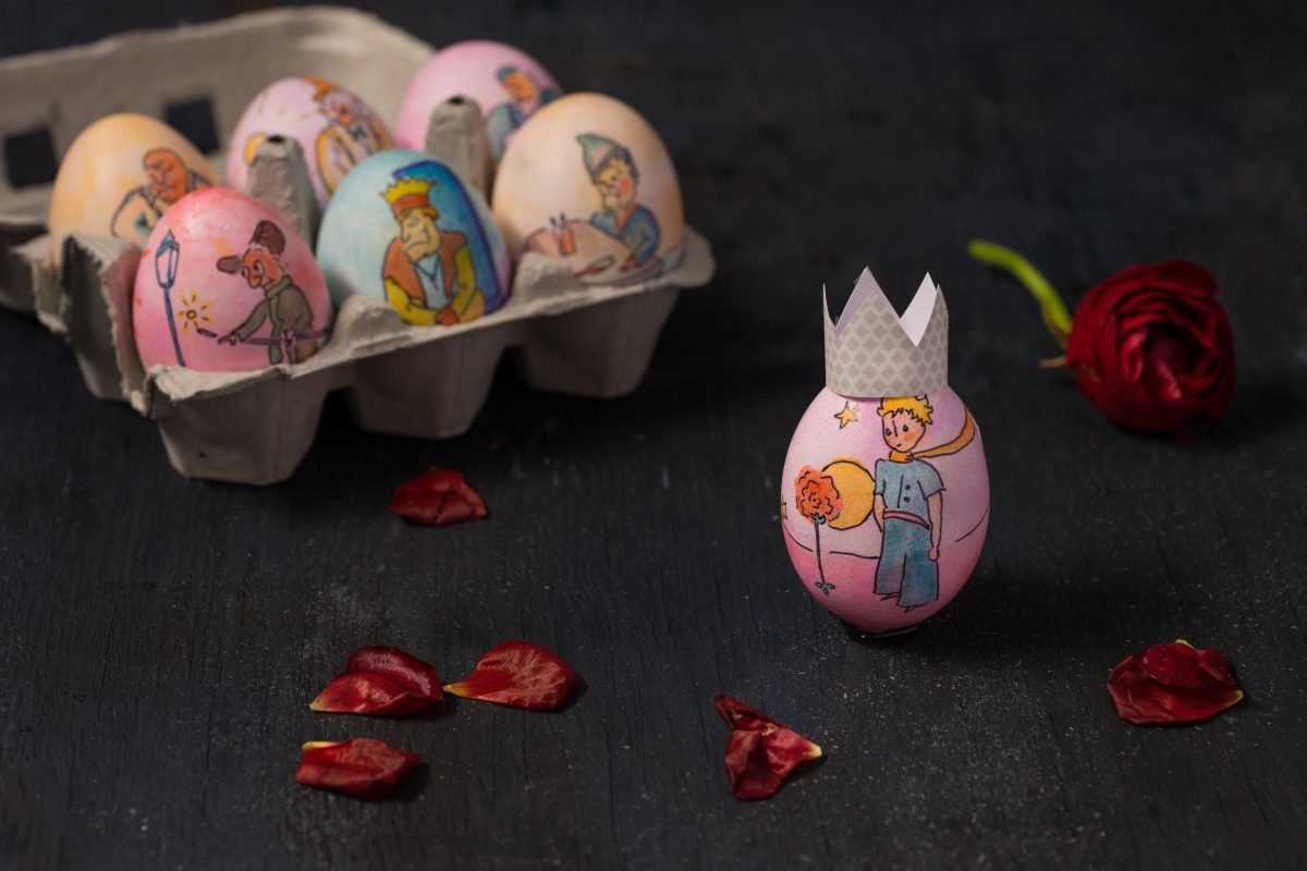 DIY little prince easter eggs