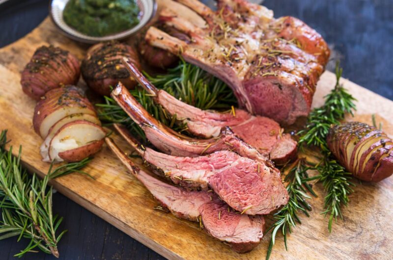 Grilled Rack of Lamb